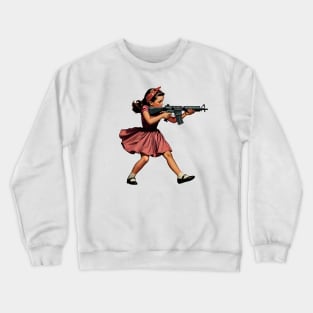 The Little Girl and a Gun Crewneck Sweatshirt